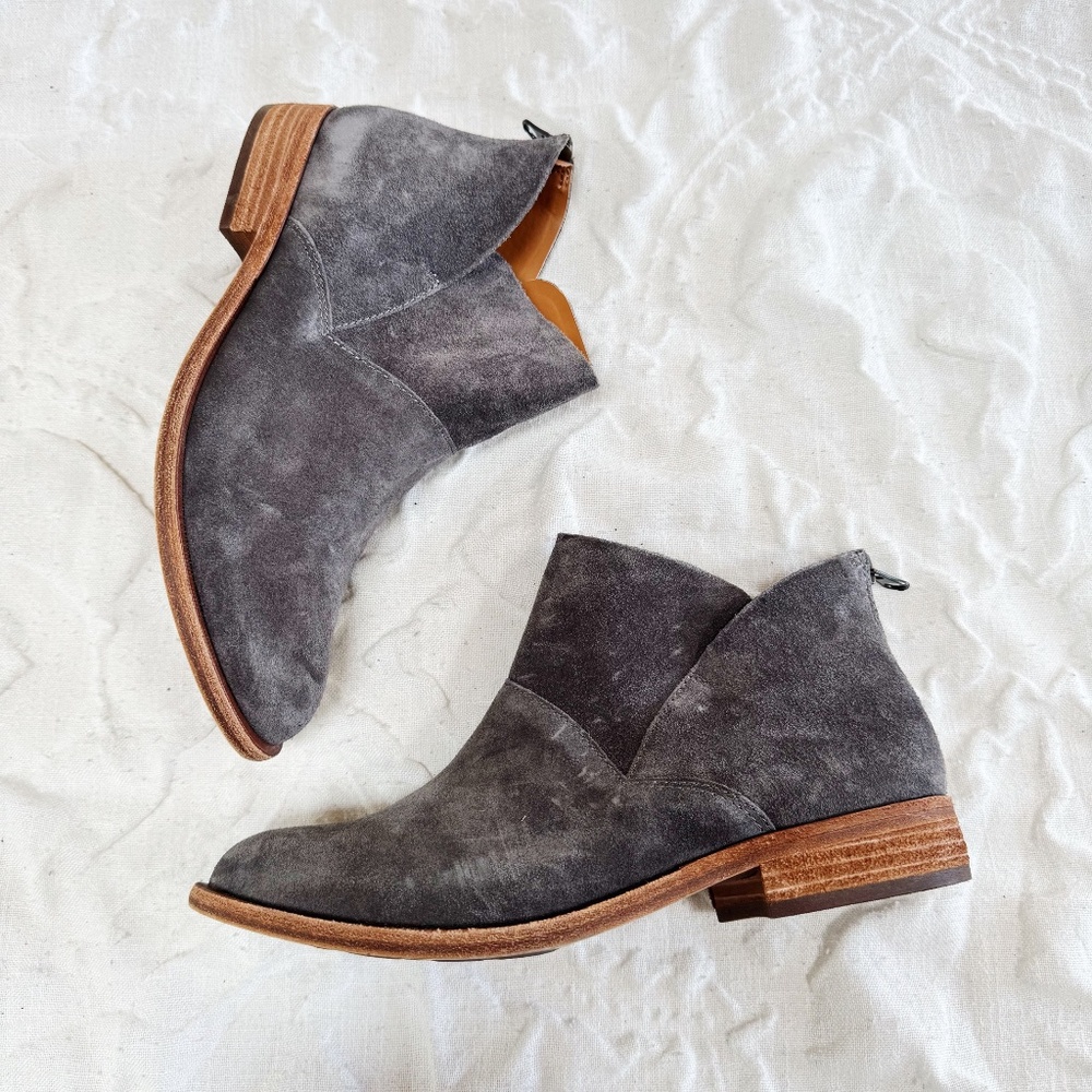 Kork-Ease Gray Ankle Boots - Picture 5 of 11